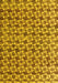 Abstract Yellow Modern Rug, abs4868yw