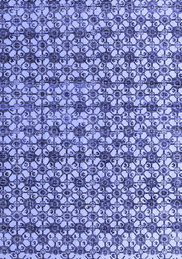 Abstract Blue Modern Rug, abs4868blu