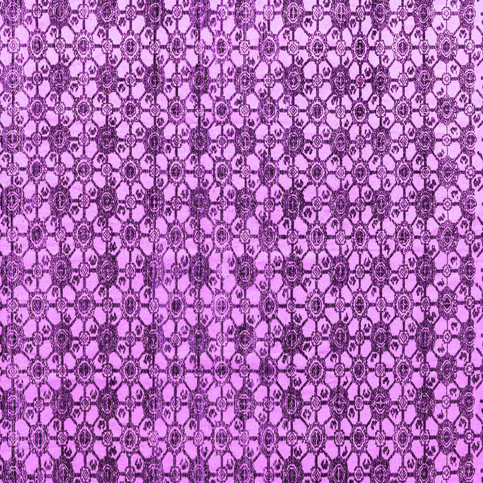 Square Abstract Purple Modern Rug, abs4868pur