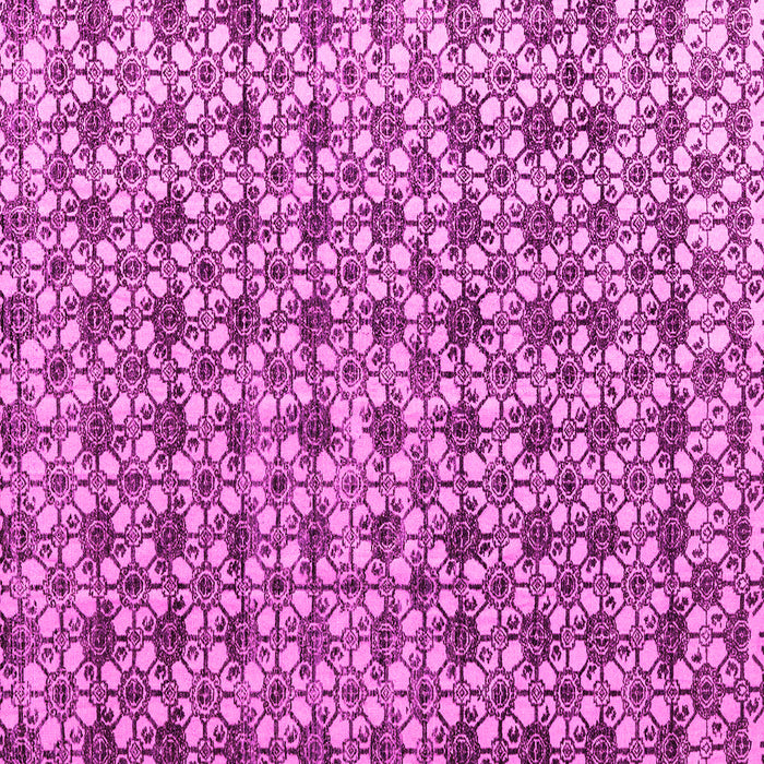 Square Machine Washable Abstract Pink Modern Rug, wshabs4868pnk