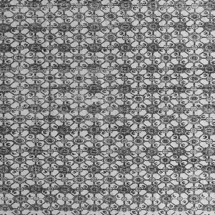 Square Abstract Gray Modern Rug, abs4868gry