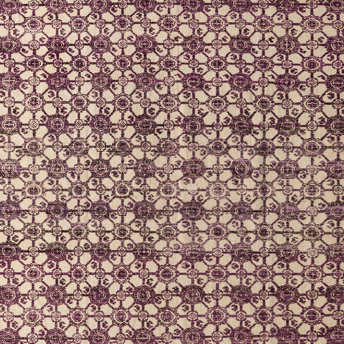 Machine Washable Abstract Velvet Maroon Purple Rug, wshabs4868