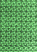 Machine Washable Abstract Emerald Green Modern Area Rugs, wshabs4868emgrn