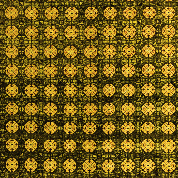 Abstract Yellow Modern Rug, abs4869yw