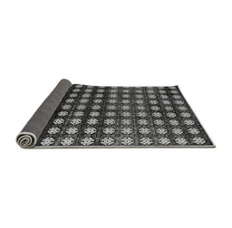 Sideview of Abstract Gray Modern Rug, abs4869gry