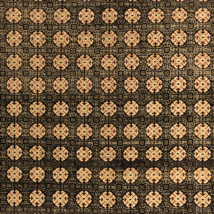 Machine Washable Abstract Brown Modern Rug, wshabs4869brn