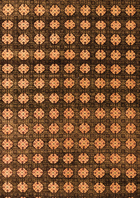 Abstract Orange Modern Rug, abs4869org