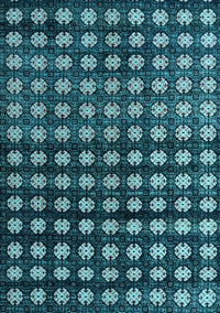 Abstract Light Blue Modern Rug, abs4869lblu