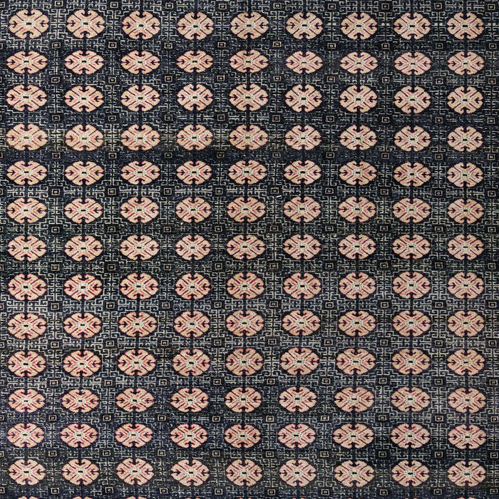 Square Abstract Pink Modern Rug, abs4869