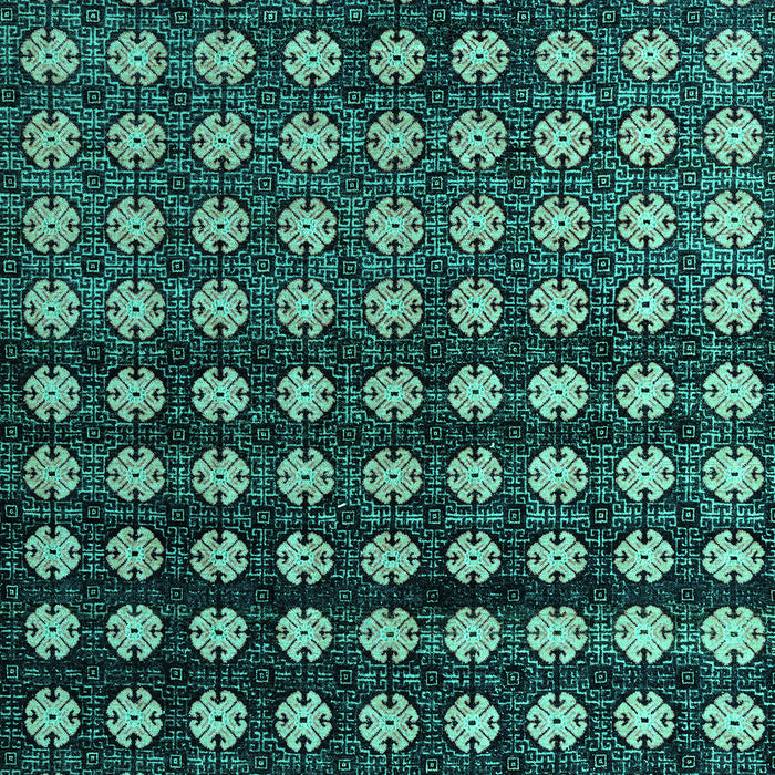 Machine Washable Abstract Turquoise Modern Area Rugs, wshabs4869turq