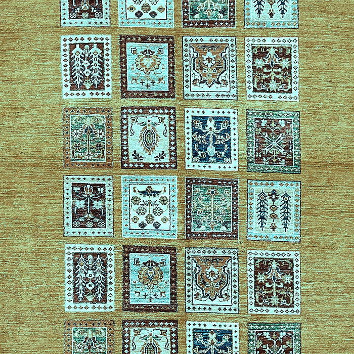 Abstract Light Blue Modern Rug, abs486lblu