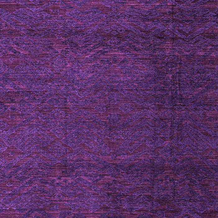 Machine Washable Abstract Purple Modern Area Rugs, wshabs4870pur