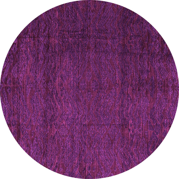 Round Machine Washable Abstract Pink Modern Rug, wshabs4870pnk
