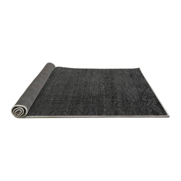 Sideview of Abstract Gray Modern Rug, abs4870gry