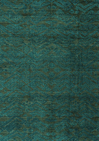 Abstract Turquoise Modern Rug, abs4870turq