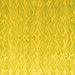 Square Abstract Yellow Modern Rug, abs4871yw