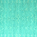 Square Abstract Turquoise Modern Rug, abs4871turq