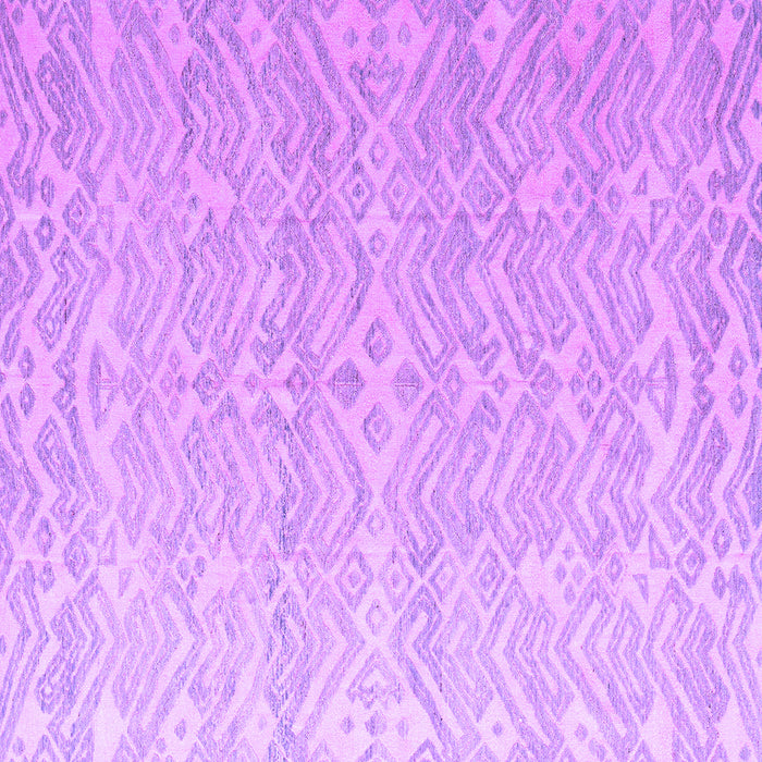 Square Machine Washable Abstract Purple Modern Area Rugs, wshabs4871pur