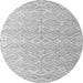 Round Machine Washable Abstract Gray Modern Rug, wshabs4871gry