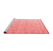 Modern Red Washable Rugs