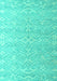 Machine Washable Abstract Turquoise Modern Area Rugs, wshabs4871turq