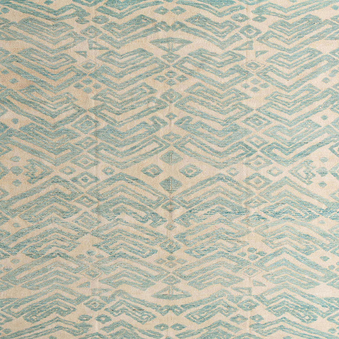 Square Machine Washable Abstract Sage Green Rug, wshabs4871