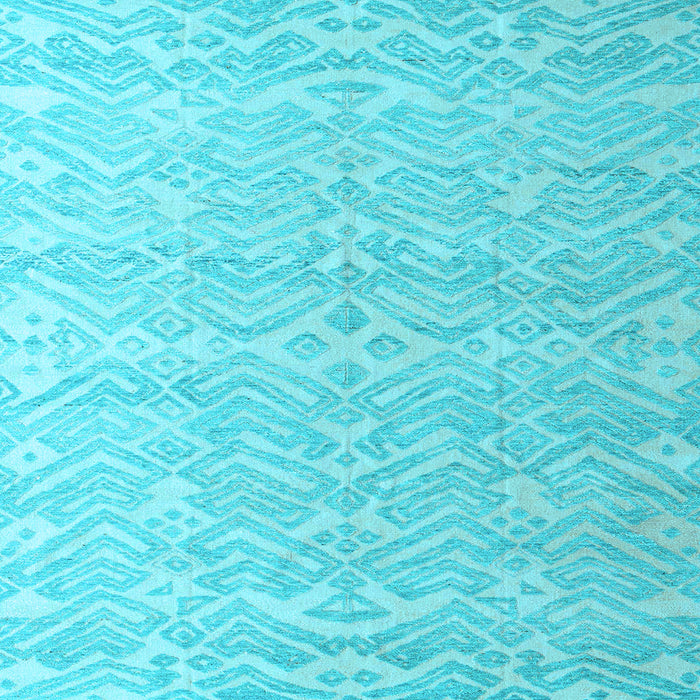 Square Abstract Light Blue Modern Rug, abs4871lblu