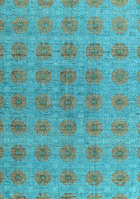 Abstract Light Blue Modern Rug, abs4872lblu