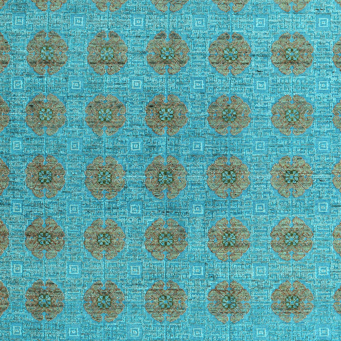 Abstract Light Blue Modern Rug, abs4872lblu