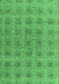 Abstract Emerald Green Modern Rug, abs4872emgrn