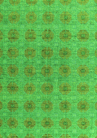 Abstract Green Modern Rug, abs4872grn