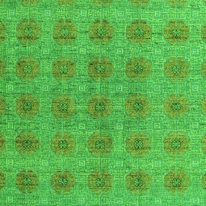 Abstract Green Modern Rug, abs4872grn