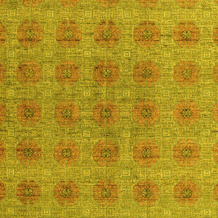 Abstract Yellow Modern Rug, abs4872yw