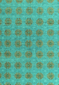 Abstract Turquoise Modern Rug, abs4872turq