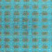 Square Abstract Light Blue Modern Rug, abs4872lblu