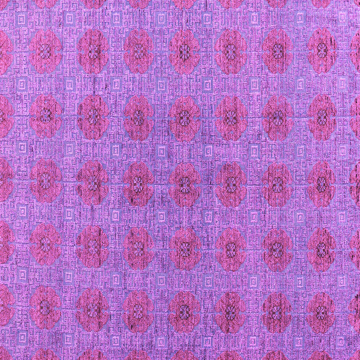 Square Machine Washable Abstract Purple Modern Area Rugs, wshabs4872pur