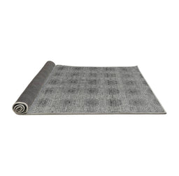 Sideview of Abstract Gray Modern Rug, abs4872gry