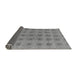 Sideview of Abstract Gray Modern Rug, abs4872gry