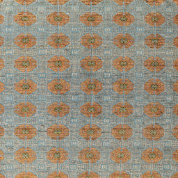 Square Machine Washable Abstract Brown Rug, wshabs4872