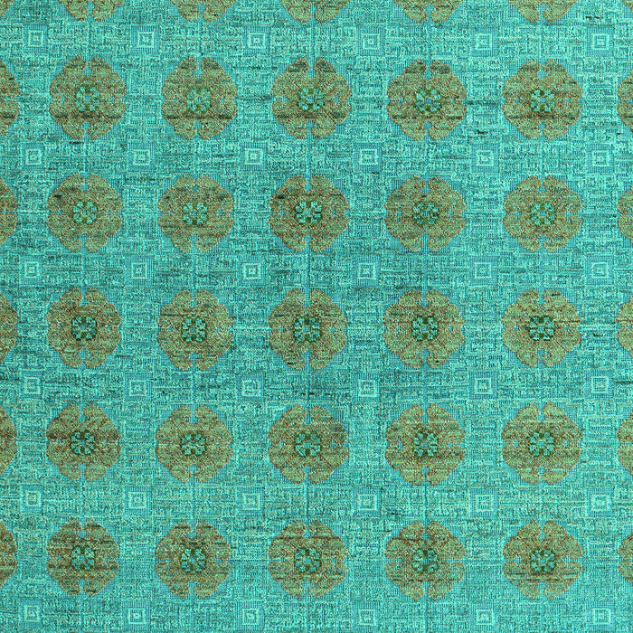 Machine Washable Abstract Turquoise Modern Area Rugs, wshabs4872turq