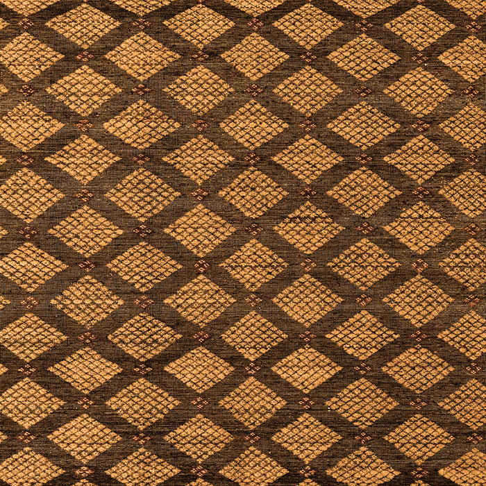 Square Abstract Orange Modern Rug, abs4873org