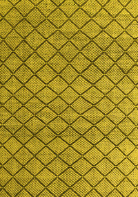 Abstract Yellow Modern Rug, abs4874yw