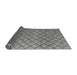 Sideview of Abstract Gray Modern Rug, abs4874gry