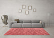 Modern Red Washable Rugs