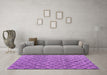 Machine Washable Abstract Purple Modern Area Rugs in a Living Room, wshabs4874pur