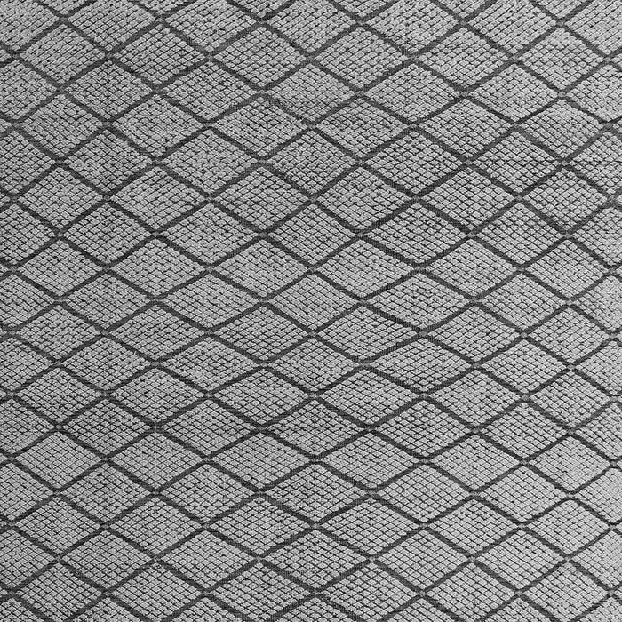 Square Machine Washable Abstract Gray Modern Rug, wshabs4874gry