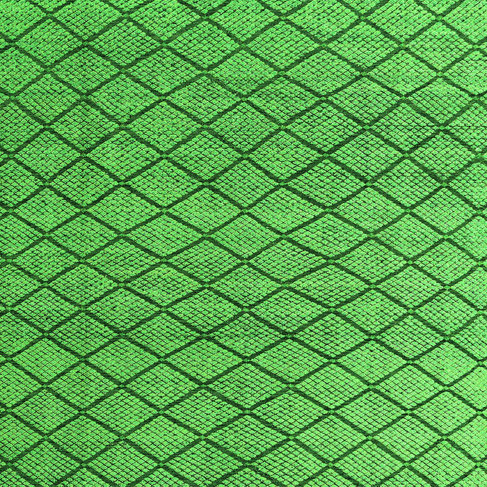 Square Abstract Green Modern Rug, abs4874grn