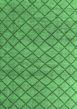 Abstract Emerald Green Modern Rug, abs4874emgrn