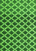 Machine Washable Abstract Green Modern Area Rugs, wshabs4875grn