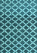 Machine Washable Abstract Light Blue Modern Rug, wshabs4875lblu